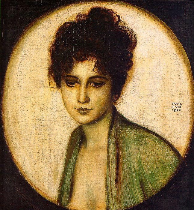 Portrait of Frau Feez, Franz von Stuck